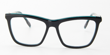 Women Vista Eyeglasses: Luna - Black - SpaceSMART Eye Clinic (Front View)